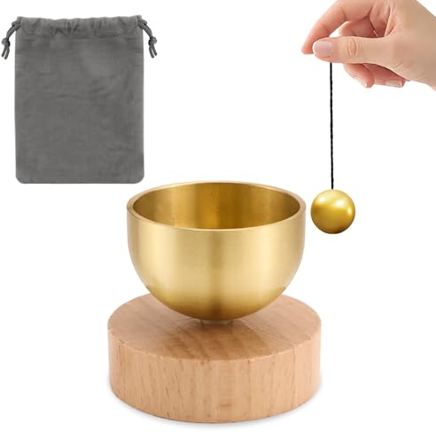 Rierousy Flangschale klein tibetische, klangschalen set, gegossene klangschale für Yoga, Meditation und Entspannung, Achtsamkeit, Chakra-Heilung, Stressabbau