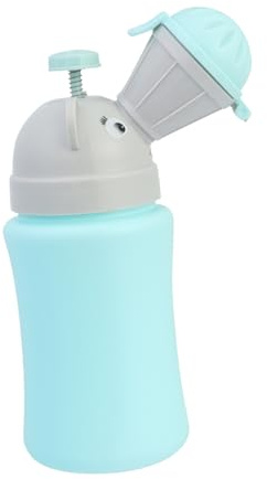 Hemobllo Urinoir Portable Format Voyage Pratique en Pp Léger pour Garçon et Filles Design Cartoon sans Fuite pour Voiture et Activités en Extérieur Adapté aux Bébés