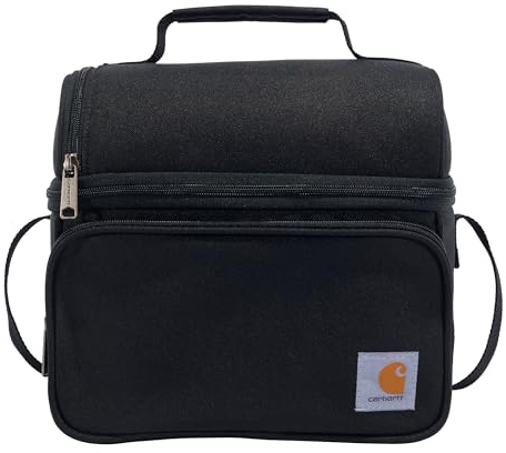Carhartt Camping Cooler, Worksite Lunchbox, Soft Shell Lunch Bag for Construction Sites, Work and Everyday Use, Black