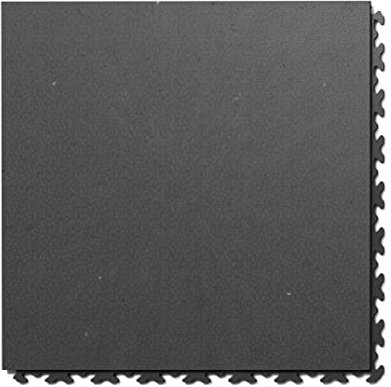 Fortelock PVC Vinyl Bodenfliese | PVC Fliesen Garage | Garagenboden | Werkstattboden | Invisible Snake (Hohe Belastbarkeit) 2030 (Graphit ECO)