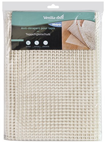 Venilia sous Tapis Venigrip, Tapis antidérapant pour Tapis, Protecteur de Masse, antidérapant, Blanc, 120 x 180 cm, 54170