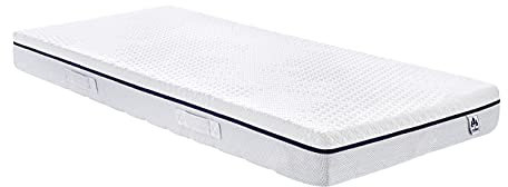 Irisette Lotus 2 in 1 Duo 7-Zonen Kaltschaummatratze, Härtegrad 2 und 3, 140 x 200 cm, Öko-Tex Zertifiziert, produziert nach deutschem Qualitätsstandard