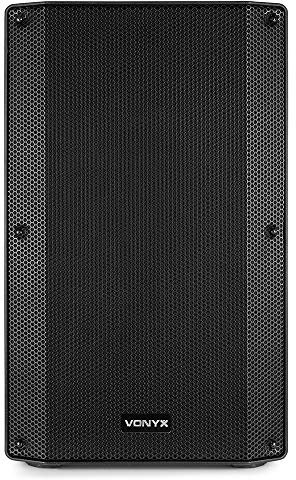 VONYX VSA12BT 12 Active PA Speaker 800W with Bluetooth, USB MP3 Player, Line/Mic Inputs & Remote - Great for DJs, Bands, Live Venues & Mobile Performers