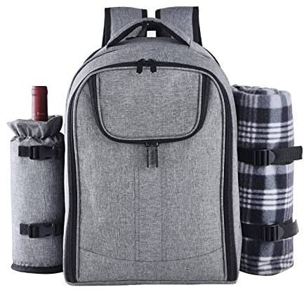Picknickkorb Picknick Korb Picknick-Korb-Tasche Rucksack wasserdichte Picknick-Korb-Tasche Tragbar Mit Isoliertem Kühlfach Picknickkörbchen