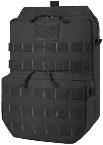 Taktischer Trinkblasen Molle Trinkrucksack, 3L Wasserspeicher Tasche für Molle Weste, Rucksack (Wasserblase Nicht im Lieferumfang enthalten)
