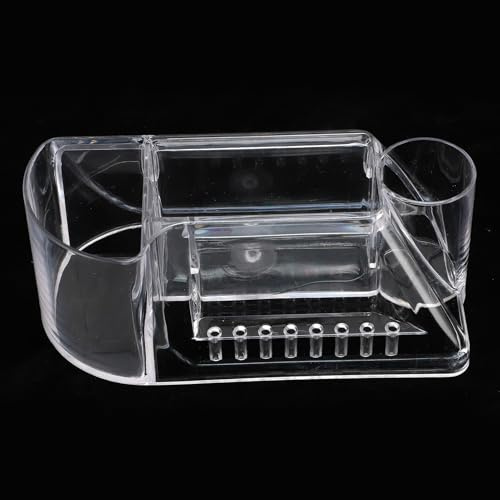 Nail Drill Holder, Nail Drill Machine Bits Manicure Tools Storage Box Nail Polishing Machine Storage Box Display Case Stand Transparent Multifunctional Nail Drill Stand