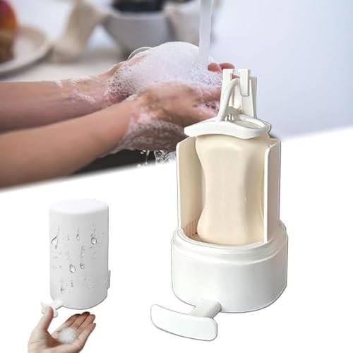 Seifenmühle – Seifenmühlenbox, An Der Wand Montierte Seifenmühle, Auslaufsicherer Seifenstückzerkleinerer, 3 Stufen Für Pulver Einstellbar, Wasserdichter Seifenbehälter Ohne Bohren Für Dusche