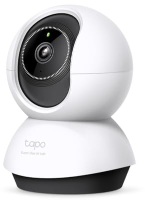 Tapo TC74 3K 5MP panorering/lutning AI hemsäkerhet Wi-Fi-kamera, AI-detektion-person, husdjur, fordon, babygråtande, rörelsespårning och detektion, nattvision, tvåvägsljud och ljuslarm