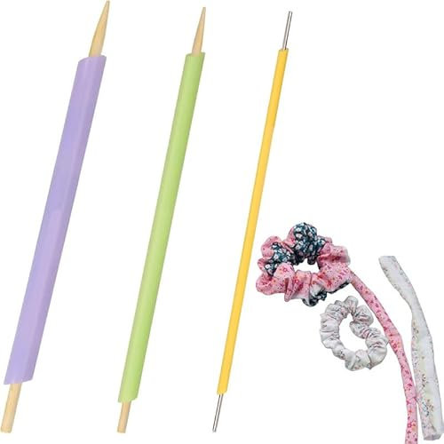 3PCS Quick Turn Fabric Set Tube Turning Tool Handsewing Sewing Tool Kit