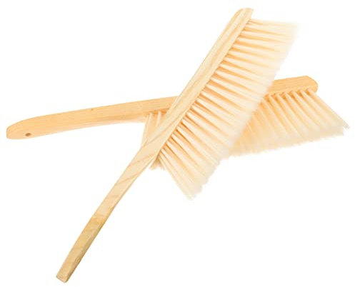 WRITWAA 2pezzi Spazzola per Pulizia Setole Morbide Manico in Legno Adatta per La Polvere Superficiale Scrivanie Armadi e Davanzali Rendendo La Tua Casa Ordinata Facile da Usare e Pratico