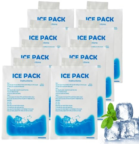 Impacchi Freddi | Impacchi di Ghiaccio in Gel per lesioni | Borse refrigeranti estive per Corsa spedizione Cibo Campeggio Spiaggia Lavoro