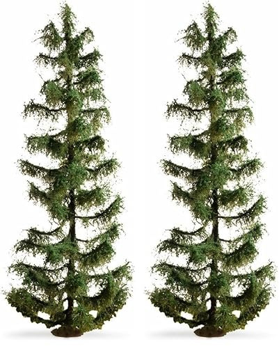 NOCH® Fichte, Modellbaum Pflanzen, 25 cm für die Spurweiten H0, TT, N, Z ideal auch für Dioramen und Militär-Modellbau sowie zum Basteln, DIY und Wargaming (Packung mit 2)