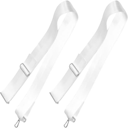 Healvian 2 Stück Tennisnetz Mittelgurte Verstellbar Wetterbeständig Nylon Ersatzband für Tennis Badminton Volleyball Court Zubehör