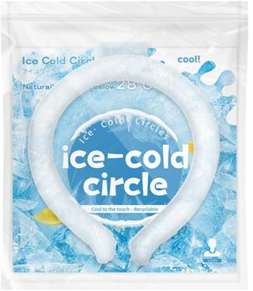 Neck Chill, Neck Cooling Tube, Hands Free Cooling, Quick Freeze Gel, Wearable Body Coolers for Hot Weather, Wearable Cooling Tube Maintains 18°C/64°F for Outdoor, Sports, Travel