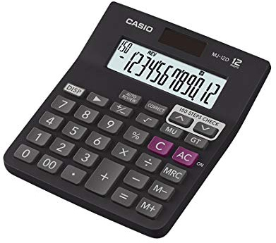 Casio MJ-12D 150 Steps Check and Correct Desktop Calculator