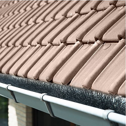 10 Meter Dachrinnenbürste 100 cm - Ø10 cm, Dachrinnenbürsten, Laubschutz, Marderschutz, Rinnenraupe, Dachrinnenschutz, Schutz vor Marder und anderen Ungeziefer