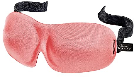Bucky 40 Blinks No Pressure Eye Mask for Travel & Sleep, Strawberry, One Size
