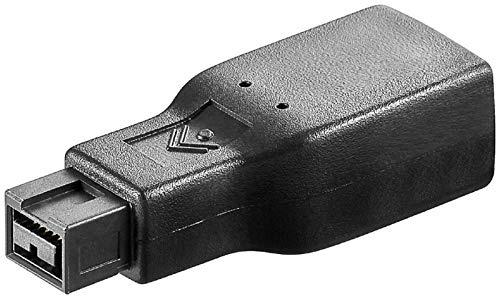 SM-PC® FireWire Kupplung 6pol Buchse/ 9pol Stecker Adapter ieee1394b 800#486