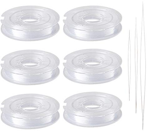 Naler Nylonfaden Unsichtbarer Faden zum Schmuck Perlen Basteln und Aufhängen von Dekoration - 0, 25 mm x 300 m