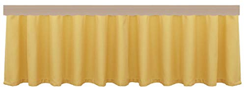 artex deko Landhaus-Querbehang Fanni gelb mit Reihband Kollektion Fanni 40 x 300 cm für den gemütlich-rustikalen Landhaus-Stil