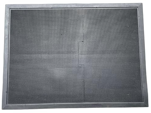 Suelosport Felpudo Entrada Casa de Goma con Púas Rectangular Antideslizante, Alfombra Antideslizante para Exterior o Interior, Alfombrilla Lavable e Impermeable - 70 cm x 120 cm