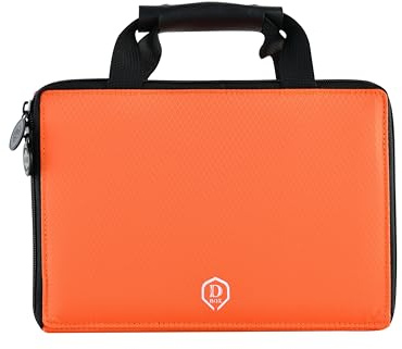 ONE80 Dart Master Box Koffer - Moderne Farben, Platz für 6 Darts und Viel Zubehör (Orange)