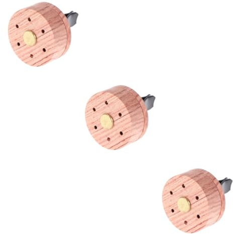 MAGICLULU 3 STK Aromatherapie-diffusor Aroma Diffusor Holz Auto-Aroma-diffusor Auto Öl Diffusoren Im Auto Essentials Astetische Raumdekoration Diffusor Aus Holzkohle Buche Natürlich