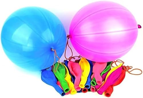 Happium 50 stora stansballonger för barn, perfekt festpåse fyllning för barn, 40 cm (16 tum)