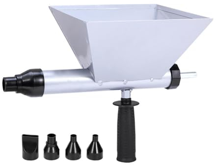 Missmisq Mörtelmaschine, Zementmörtelmaschine | Elektrische Mörtelpumpe,Tragbares Fugenstemmwerkzeug mit 4 Düsen, Trichterdesign, wiederverwendbar, elektrisches Stemmwerkzeug für die Betonreparatur,