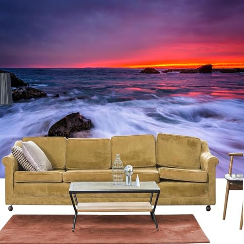 Arroyo del bosque profundo Fotomurales Pared 3D Papel Tapiz Fotográfico,Paisaje del puente de madera del lago,Decoración de Pared Murales Pegatina 3D Art Papel tapiz fotográfico,400x280cm
