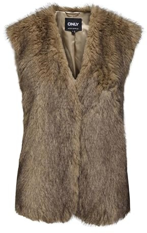 ONLY ONLDAWN Life Faux FUR Waistcoat OTW