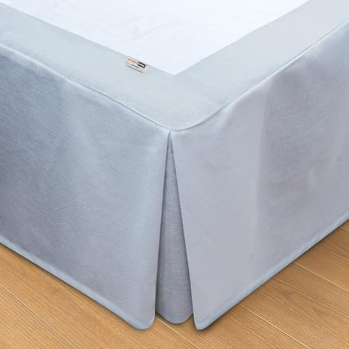 Wrappybag Vestiletto Contenitore - Mantovana Giroletto Lunga 90x190 | 90x190 - vestiletto lungo fino a terra sui 4 lati, altezza 30 cm, nasconde lo spazio sotto il letto, Oeko-Tex