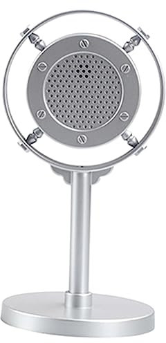 ERINGOGO De Micrófono Retro De Micrófono De Juguete Simulado Accesorio para Fotografía y Fiestas Musicales para Decoración De Escenario Bares o Fiestas De Disfraces