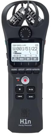 Yominerr H1N Handy Recorder Digitalkamera -Audio -Rekorder mit Windschwamm und Pelzmantel