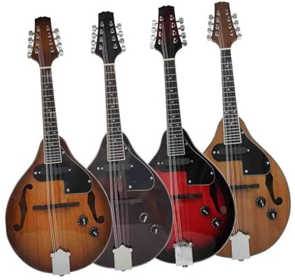 Instrumento Musical Mandolina Guitarra Ocho Cuerdas Enchufe Tipo A Color Madera Original Instrumento Mandolina(2)