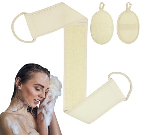 Esponja De Antideslizante Texturizado Orgánico Extra Suave | Orgánica Esponja Extra Suave Texturizada Antideslizante Para Ducha, Cuidado Facial, Exfoliación De Espalda Y Spa