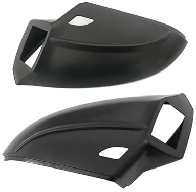 Spiegelkappen Für VW Für Golf MK7 Für GTI 7 MK7.5 R Ersatz Auto Vorderseite Rückspiegel Basis Abdeckung Unten Unteren Halter Spiegelkappe(Pair With hole)