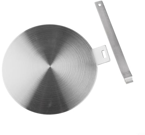 Kalokairi Piastra ad anello per piano cottura a induzione con piastra adattatore per piano cottura a induzione (20 cm)