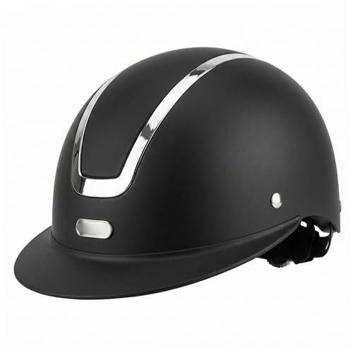 Ameble Schlagfester Kinder-Reithelm für Outdoor-Training, Reitschutzhelm – verstellbare Passform von 48–52 cm