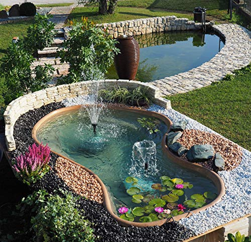 Estanque de la laguna cm. 350x220 - profundidad 60 cm. - capacidad 1800 lt.