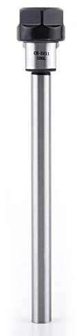 Spannzangenverlängerung Verlängerungsstange, Verlängerung für Oberfräse 8mm, C8-ER11A-100L Verlängerungsdrehmaschine gerade Schaftfutterhalter für CNC-Drehmaschinen-Fräsmaschine