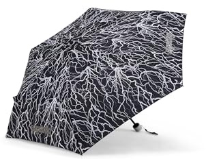 ergobag Super ReflectBear Regenschirm, Jugend Unisex, Schwarz (Schwarz), Einheitsgröße