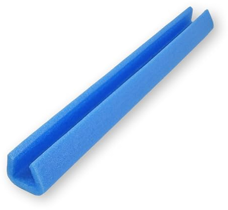25 Schaumprofile U-Form 25mm/35mm | Kantenschutz Eckenschutz | Stärke: 9mm | Profilhöhe 42-44mm | Länge: 2m | Kantenschoner für stoßempfindliche Produkte bei Lagerung oder Transport