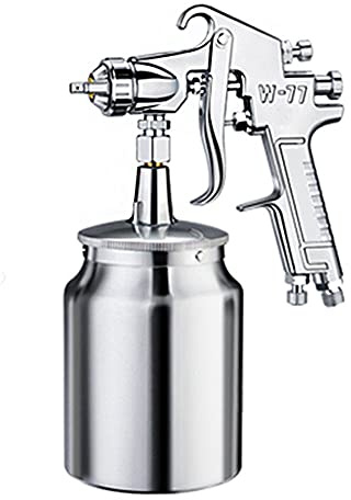 ANCLLO W-77 3.0mm Nozzle Air Spray Gun HVLP Gravity Feed Auto Paint Repair Sprayer 1000ml