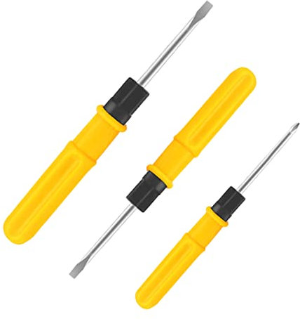 Multi-purpose 3-piece screwdriver set tool, small cross dual-purpose screwdriver tool