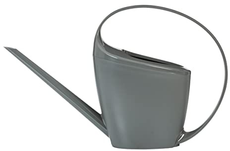 Scheurich Arrosoir en Plastique en Boucle - Couleur : Anthracite - Largeur : 36 cm - Profondeur : 11 cm - Hauteur : 23,5 cm - Volume : 1,4 l.