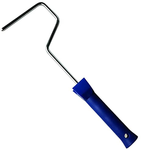 POCHY Farbroller 10er Rollenrahmen 10,2 cm Farbrollergriff Höhe 30,5 cm Farbkäfigrahmen Verzinktes Eisen Ideal für Wand- und Deckendekoration bequem