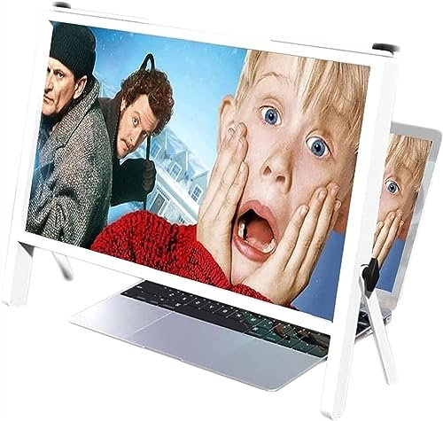 AMeLL Große Laptop-Bildschirmlupe, HD-Computertelefon-Bildschirmverstärker, Bildschirmexpander, tragbare 3D-Lupe