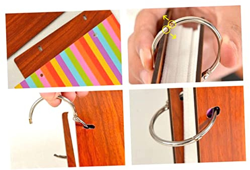 CIMAXIC Álbum de Fotos Álbum de Fotos Artístico de 8 Pulgadas Álbumes de Recortes de Recuerdos Cubierta de Madera para El Día de San Valentín