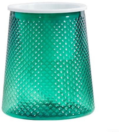 Maceta de autorriego, maceta automática transparente con riego automático para oficina (verde 120#)